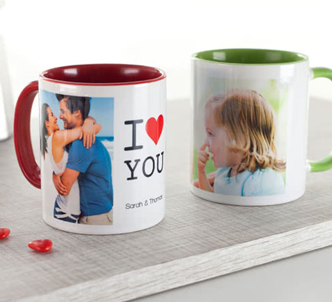 Personnalisation de mugs et choses personnalisées